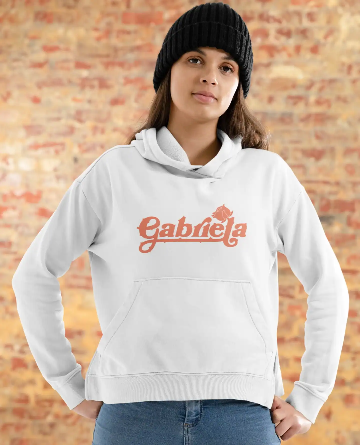 girl wearing white gabriela katseye design
