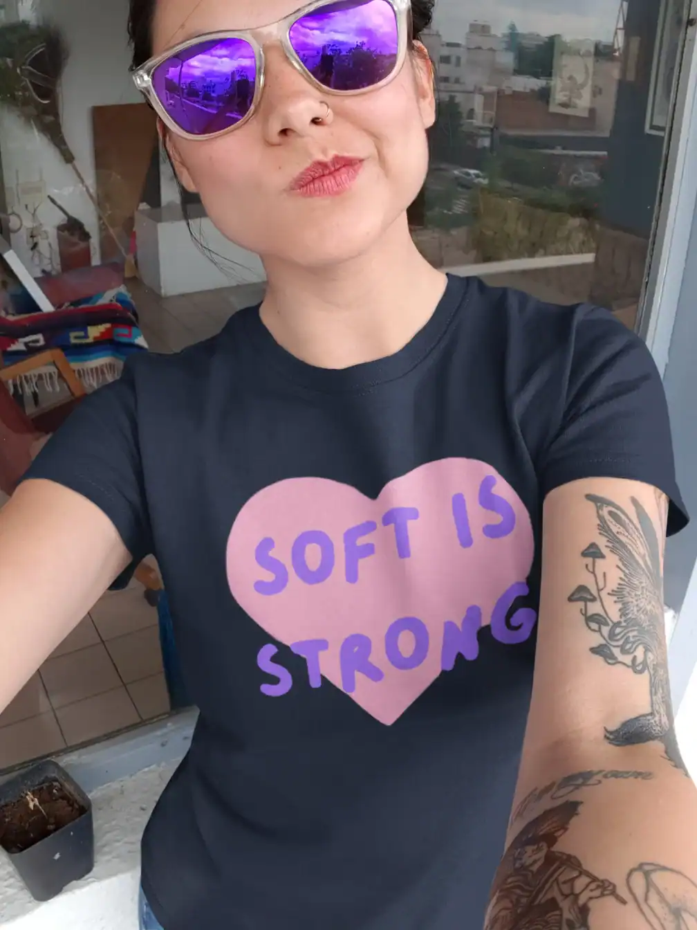 katseye soft is strong t-shirt
